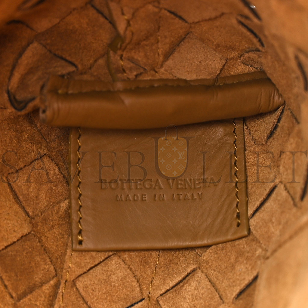 BOTTEGA VENETA NAPPA INTRECCIATO MEDIUM HIDROLOGY BRIEFCASE OCHRE (36*30*8cm)