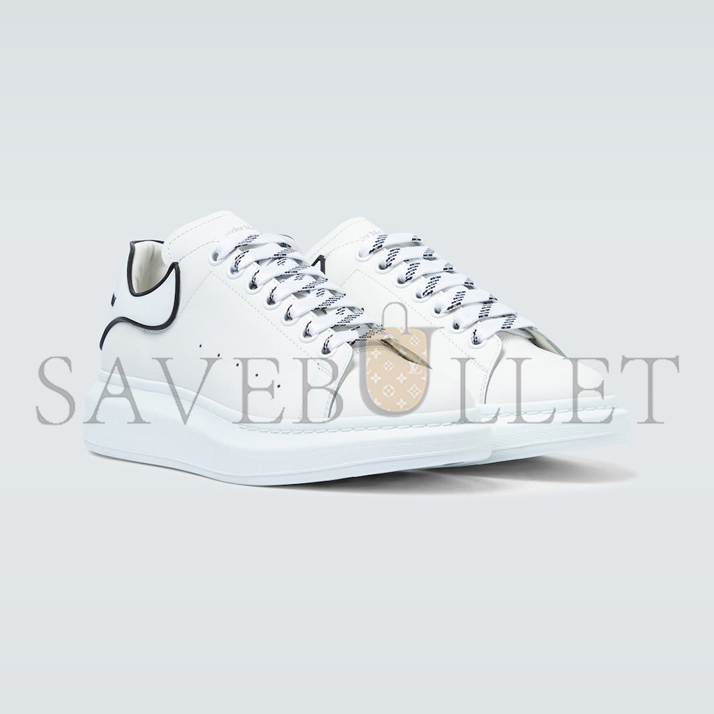 ALEXANDER MCQUEEN OVERSIZED LEATHER SNEAKERS 625156WHXMT9074