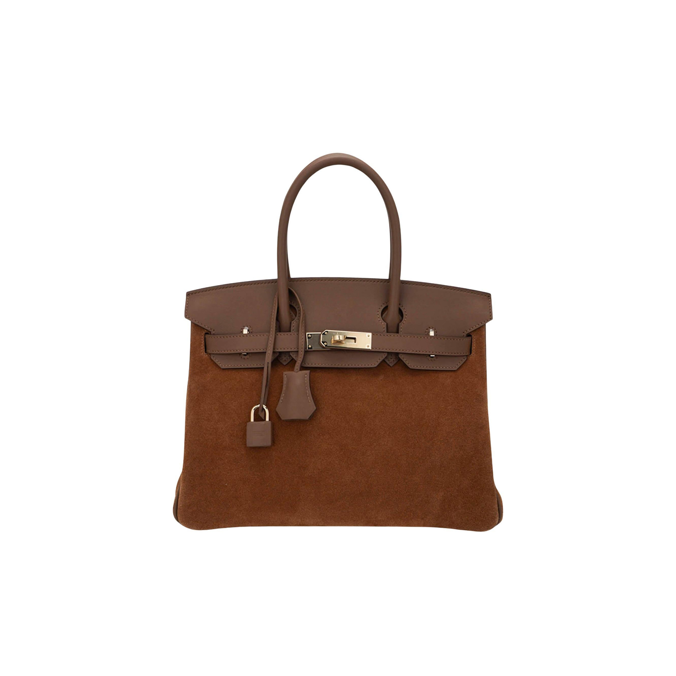 HERMES BIRKIN 30 CHESTNUT GOLD BUCKLE BAG 58822833472 (30*22*16cm)