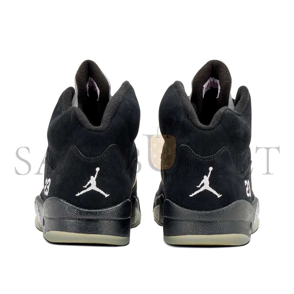 NIKE JORDAN 5 RETRO BLACK METALLIC 136027-004