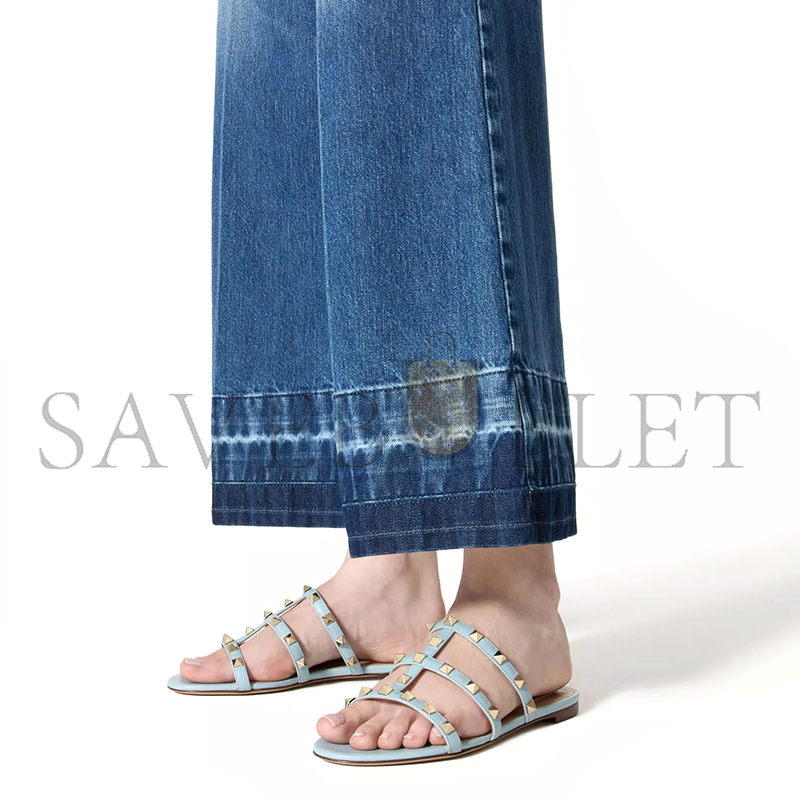 VALENTINO ROCKSTUD FLAT SLIDE SANDAL 5W2S0C49VOD_ZJ4 VALENTINO ROCKSTUD FLAT SLIDE SANDAL 5W2S0C49VOD_ZJ4