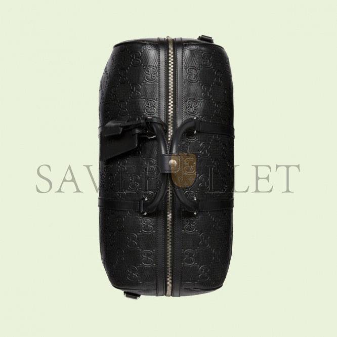 GUCCI GG EMBOSSED DUFFLE BAG 625768  (44.5*28*24.5cm)