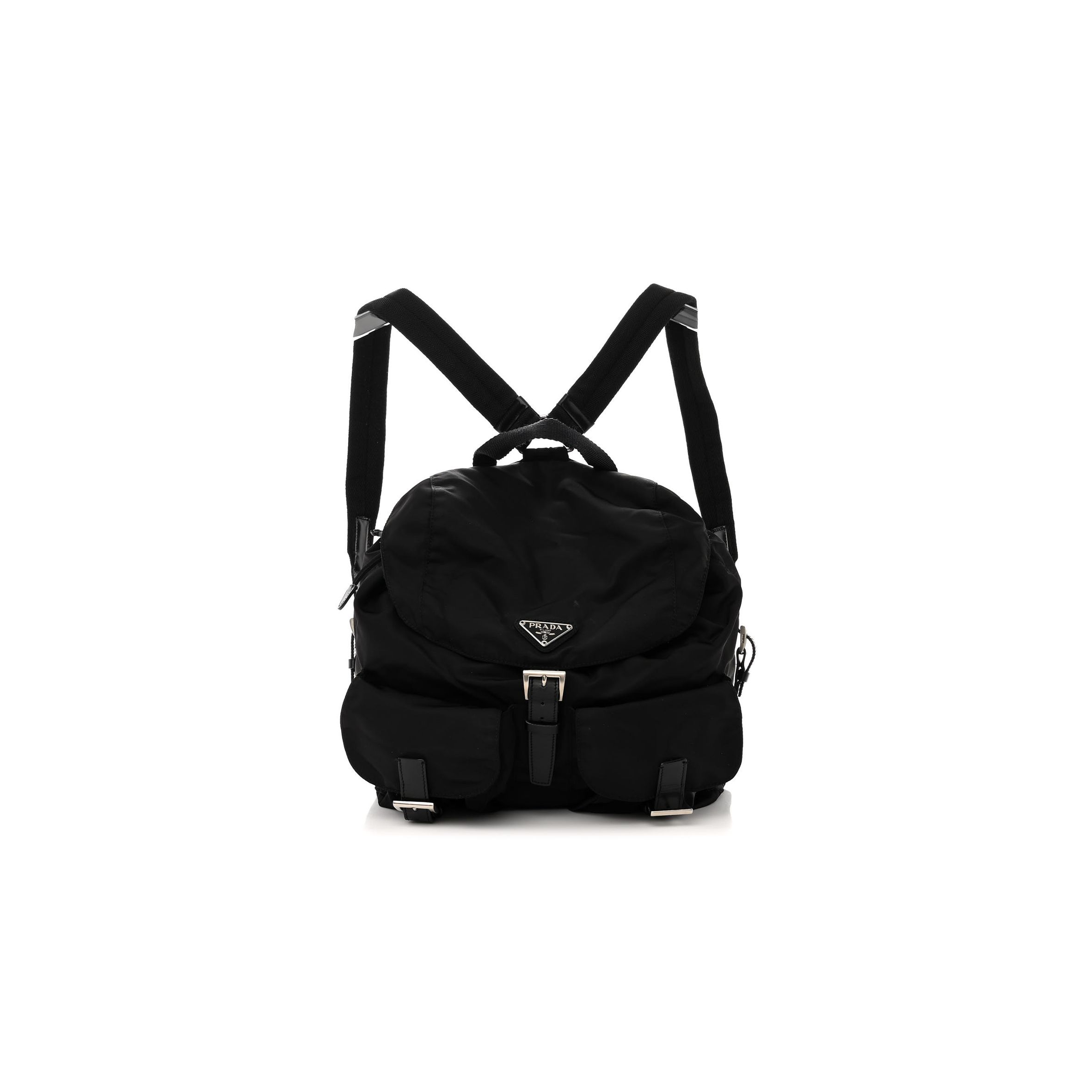 PRADA TESSUTO NYLON VELA SMALL BACKPACK BLACK (29*28*15cm)