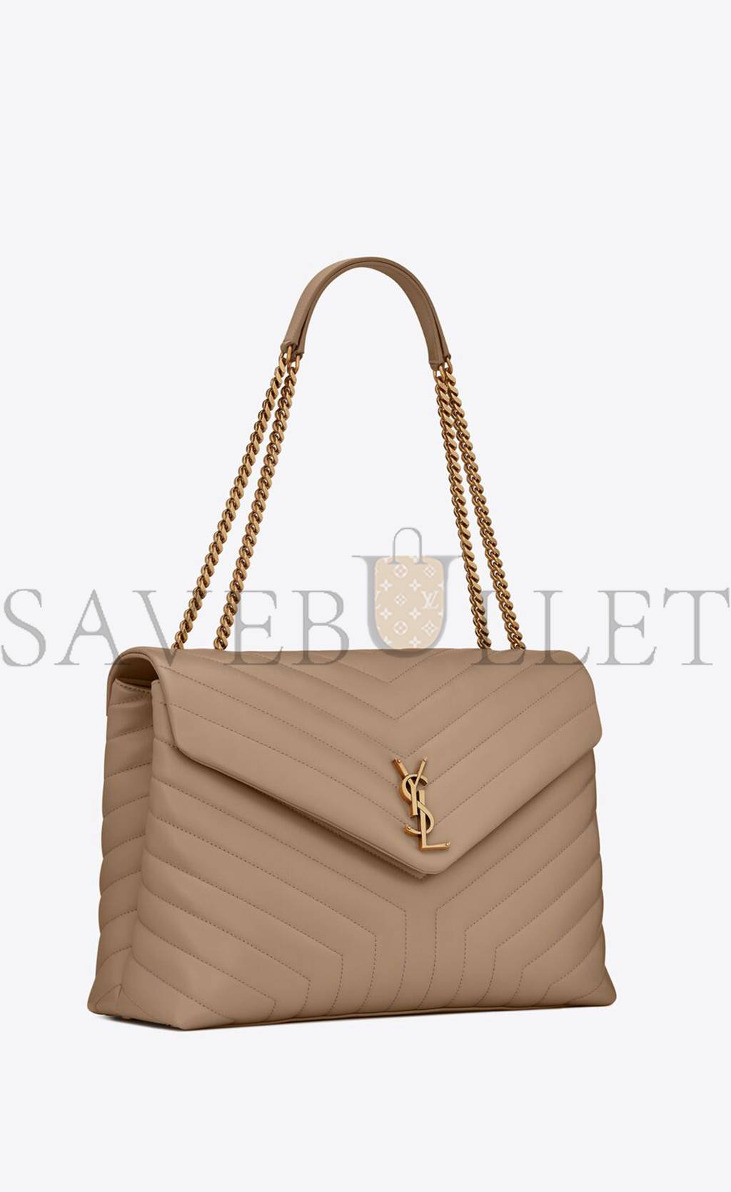 YSL LOULOU LARGE CHAIN BAG IN QUILTED LEATHER 574947DV7272826 (38*27*14cm)